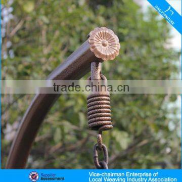 Elegant Stylish Rattan Wicker Indoor Cane Swing Chair With Stand For Adults photo-6