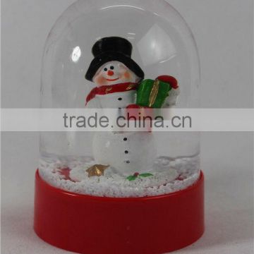 Snowman snow globe, acrylic snowman snow globe