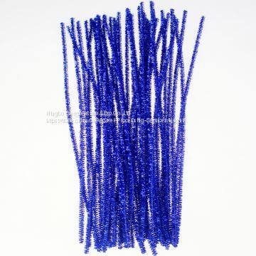 Blue Glitter Pipe Cleaners tinsel christmas decoration