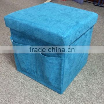 Store More Hot Sales Collapsible Turqouise Storage Bench Seat