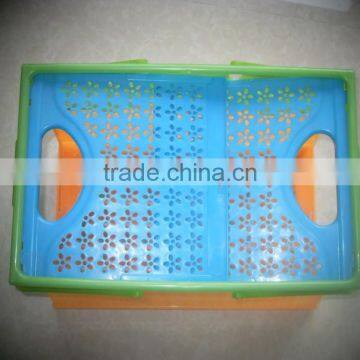 High Quality Cheap Price Food Grade Small Plastic Storage Baskets/plastic Organizer Baskets/colorful Plastic Basket