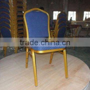 Commercial furniture cheap aluminium Padded stackable chair FD-865-8