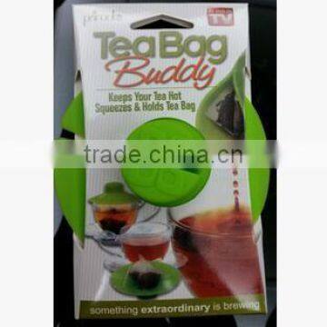 CY176 Silicone Tea Bag Buddy and Cup Cover Lid photo-5