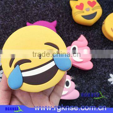 New hot products 2017 cute emoji power bank, smile cry power bank