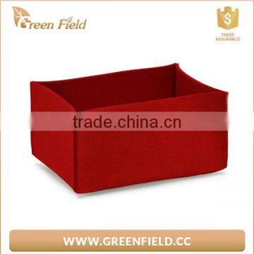 hot selling red felt storage bag,felt storage bag for firut