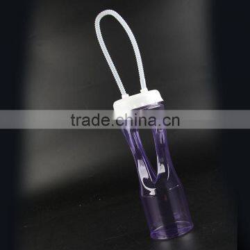 Party Single Wall Plastic Drinking Bottle With Straw photo-4