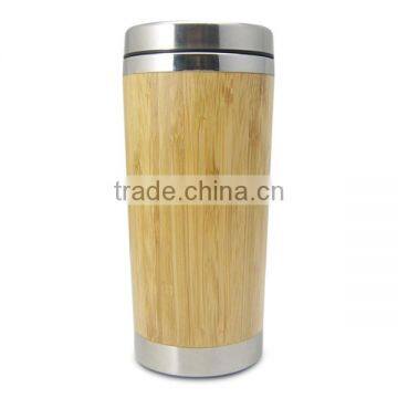 Bamboo wooden mug real natural wooden cup high quality travel mug