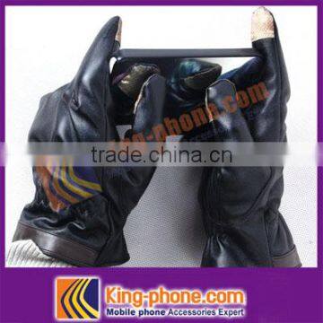 Leather Touch Screen Gloves,touch Leather Gloves