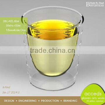 Unbreakable Pyrex Glass Drinking Custom Espresso Cup And Saucer photo-6