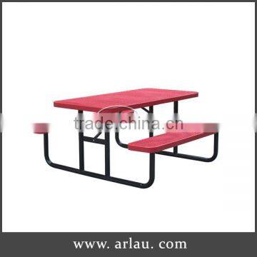 Plastisol Coated Steel Outdoor Table Chairs