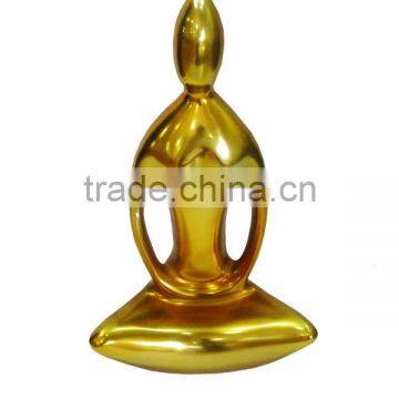 Aluminium Buddha Gold