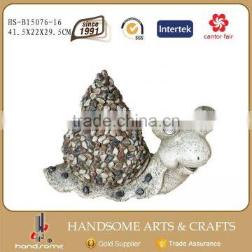 12.5 Inch Resin Outdoor Garden Decoration Snail Sculpture Animal Statues photo-4