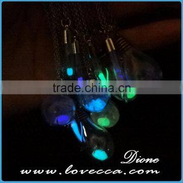 Luminous Glass Anchor Necklace Jewelry Cheap Jewelry Glow in the Dark photo-5