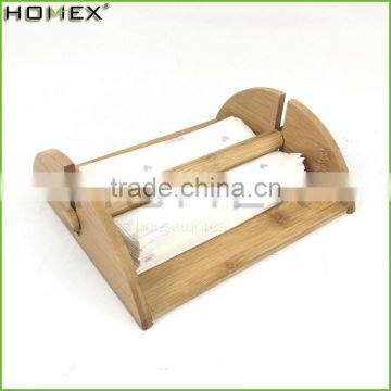 Bamboo Paper Napkin Holder With Removable Bar Homex BSCI/Factory photo-3