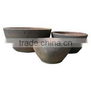 sandblast pot, sandblast planter