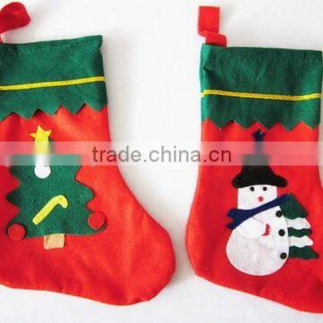 Hot best selling new products alibaba china fabric bulk handmade diy custom felt red wholesale mini christmas stockings