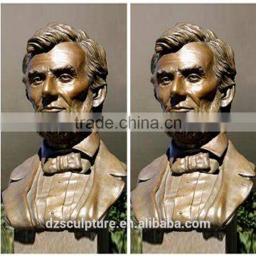 famous Bronze casting president Lincoln bust statue