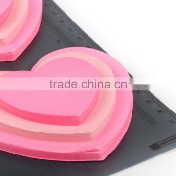 Heart Block Loose-leaf Sticky Notepad, Memo Notepad With Heart Sticky photo-2