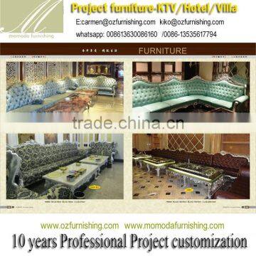 China Factory Wooden Carved Luxury European Sofa Set Living Room Furniture photo-6
