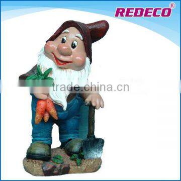 Resin garden ornament gnomes