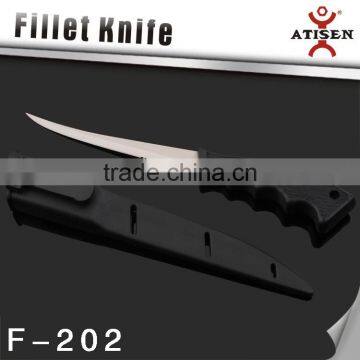 3Cr14 Stainless Steel Fishing Knife With PVC Handle