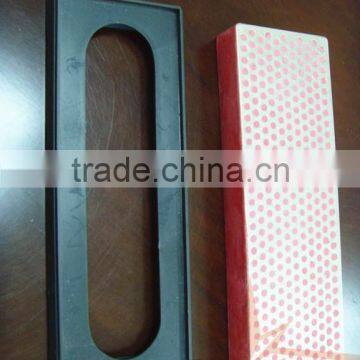 Diamond sharpening whetstone two sides with Plastic base