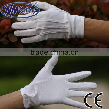 NMSAFETY cotton with mini PVC dots hand protection work gloves