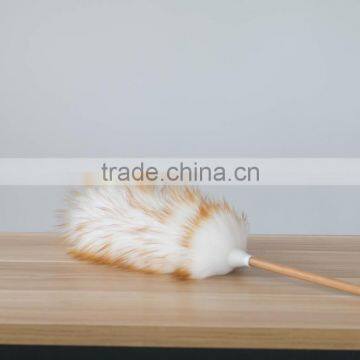 bamboo Handle Household and Car Cleaning Tool Sheepskin Wool Duster