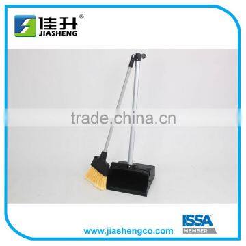 Windproof lobby dustpan and broom for commercial purpose Plastic Dustpan and broom set