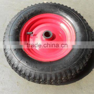 4.80/4.00-8 rubber wheel with 25mm needle bearing