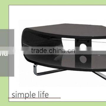 High Quality Modern Design Tempered Cheap Glass Corner TV Stand