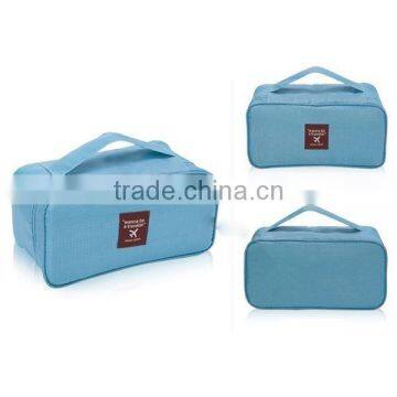 Women Girl Travel Cosmetic Makeup Toiletry Wash Storage Case Underwear Bra Bag photo-2