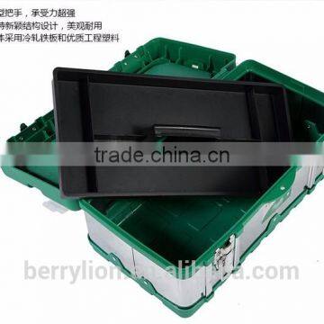 Berrylion 14" 17" 19" Iron Plastic Toolbox Best Design Toolbox From China photo-2