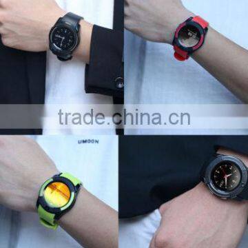 2017 Wholesale Eco Friendly Wristband Health Care 3G GSM Card Bluetooth Smart Watch photo-2