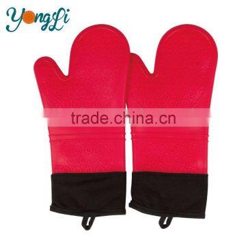 Wholesale Heat Resistant Cooking Silicone Oven Mitts And Pot Holder photo-2
