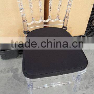 China Manufacturer Wedding Acrylic Transparent Napoleon Chairs With Soft Cushion photo-2