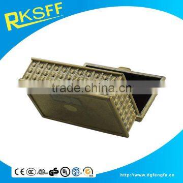 square shape antique custom metal alloy jewelry package box