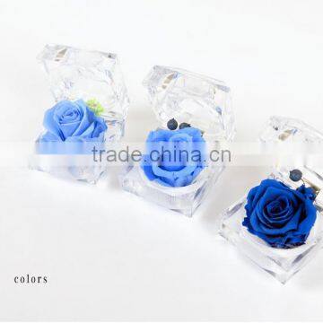 Preserved Fresh Rose Flower Arrangement "Forever Love" Gift Box Last for 3-5 Years