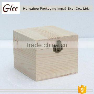 Natural pure classic style hot selling wooden unfinshed wooden box
