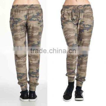 Camo Joggers for Women Sport Wear Custom Designs You Own Wholesale Women Joggers