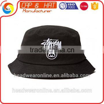 Custom Fashion High Quality Embroidery Bucket Hat of 100%cotton