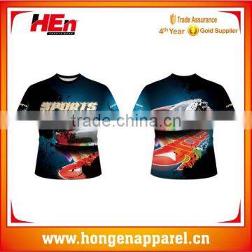 Hongen apparel Custom Sublimation Printing T-shirt, New Design 3D Printing T-shirt, Wholesale T-Shirt Men