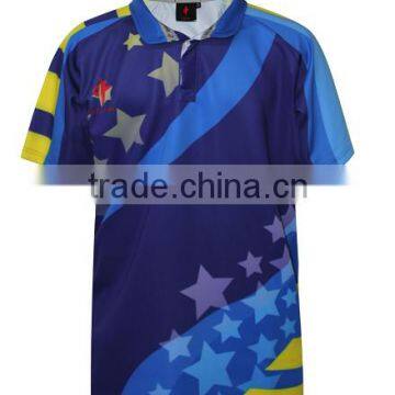 cutom new cricket design, dry fit fabric cricket shirts,sublimation crickets shirts