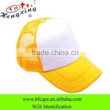 2013 summer best selling mesh foam promotional trucker cap and hat plain trucker cap and hat