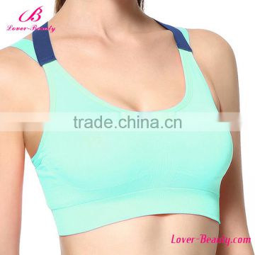 No Moq 4 Straps Thin Mold Cup Women Yoga Bra Fitness Sport Bra