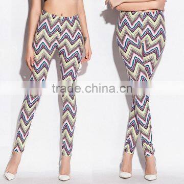 2015 OEM Factory New Arrival Top Fashion Knit Stretchy Printing Fashion Leggings for Women photo-5