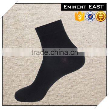 Men cotton dress socks solid color custom made design