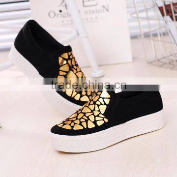 China Shoe Factory Low Price Canvas Shoe Women Trainers 2017 photo-4