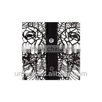 Men's New Flower Mesh Knitted Long Sleeve Cardigan photo-2