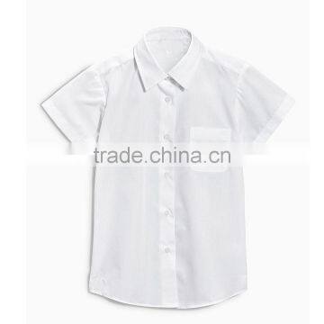 Chinese Factory Wholesale Apparel Primary School Uniform Design White Shirts photo-3
